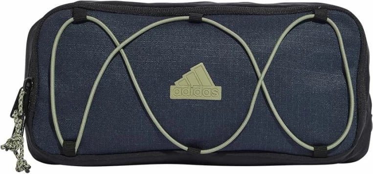 Çantë beli adidas, e zezë dhe blu e errët