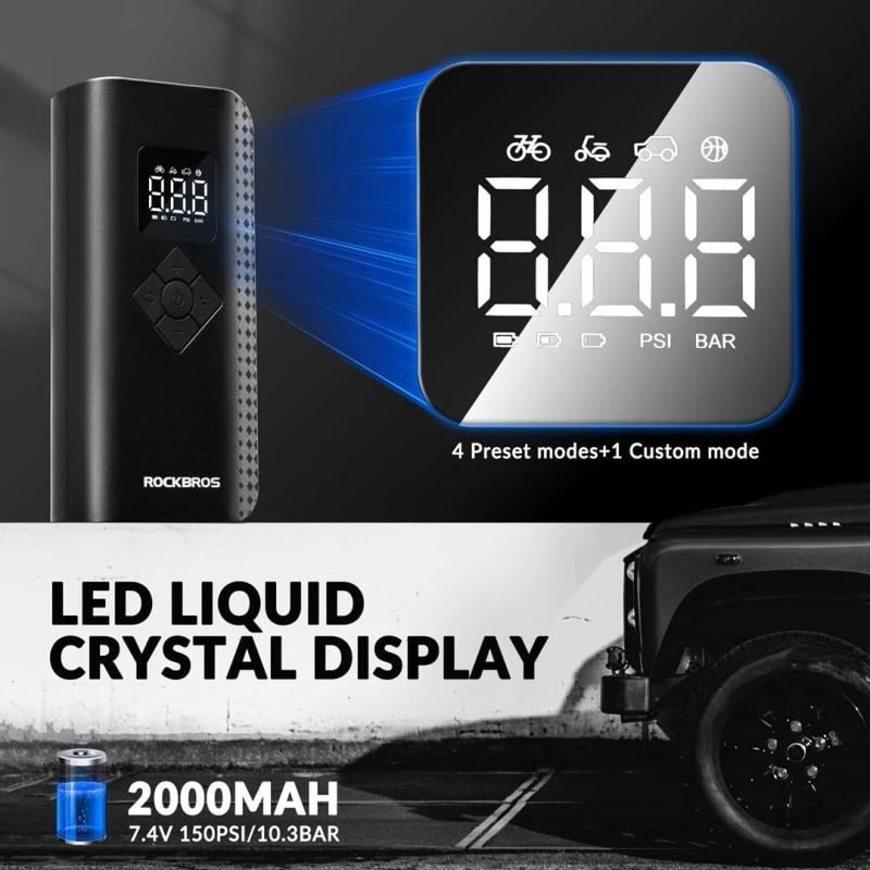 Pompë elektrike Rockbros për biçikletë