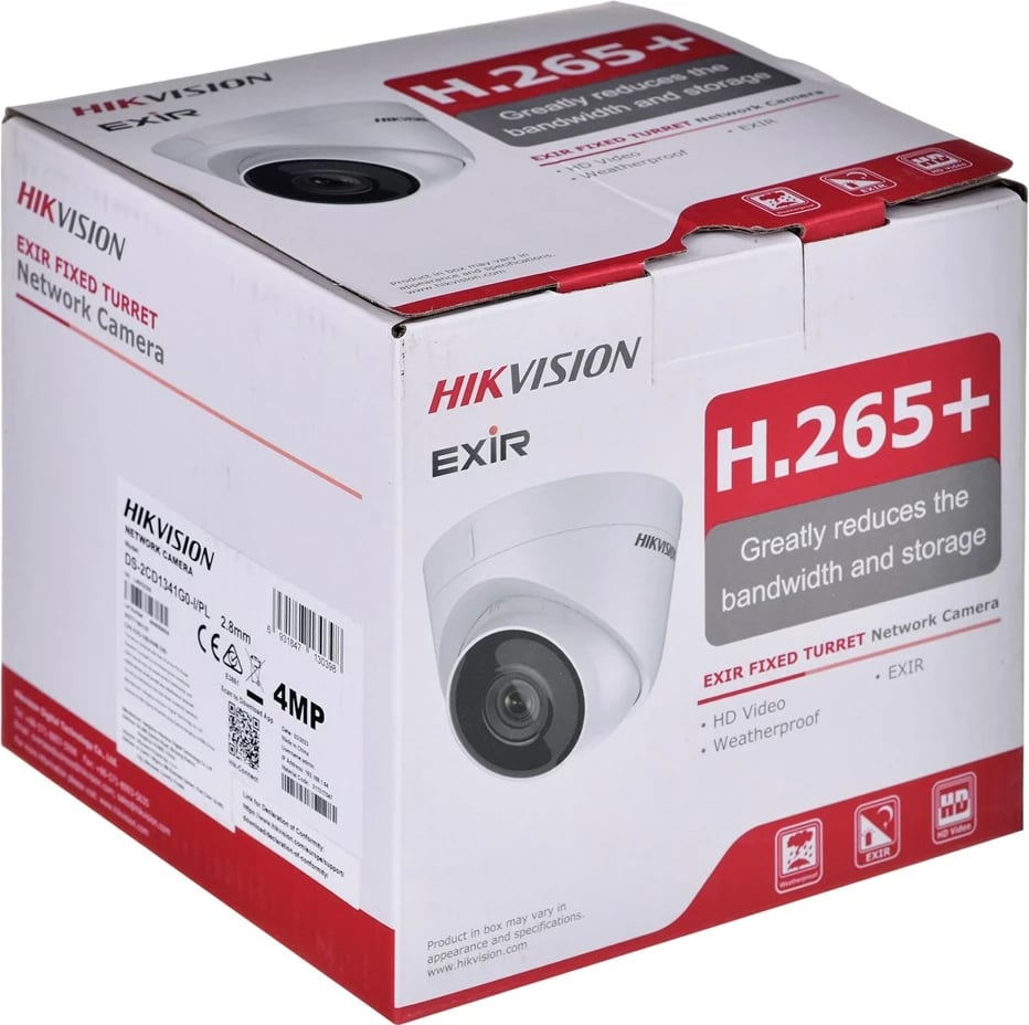 Kamerë IP Hikvision DS-2CD1341G0-I/PL, 2.8 MM Kamerë IP Hikvision DS-2CD1341G0-I/PL, 2.8 MM