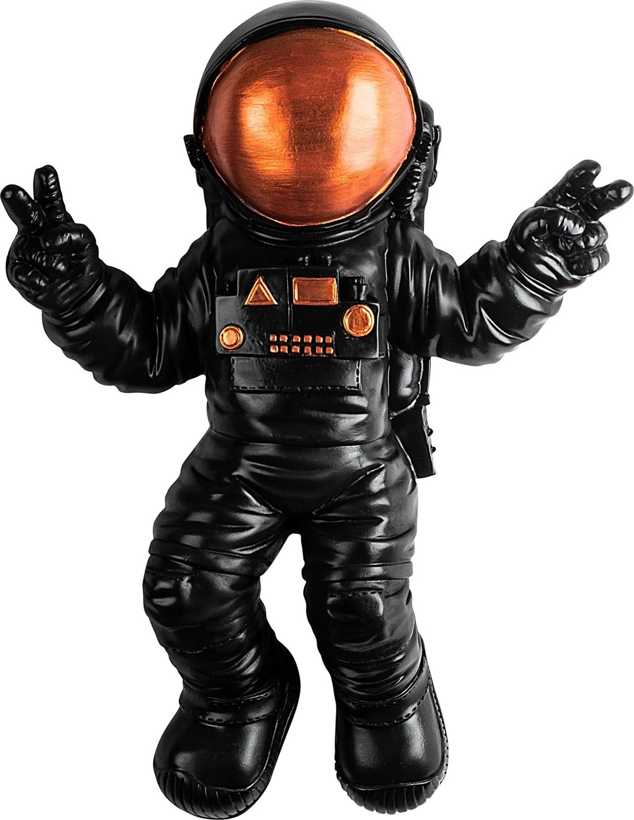 Aksesor dekorativ muri Wallity, kozmonaut 3, shumëngjyrësh, 35x47x10cm