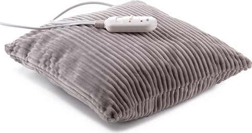 Jastëk ngrohës elektrik, Adler MS 7429, 38x38 cm, 2 nivele temperature, 80W max, gri