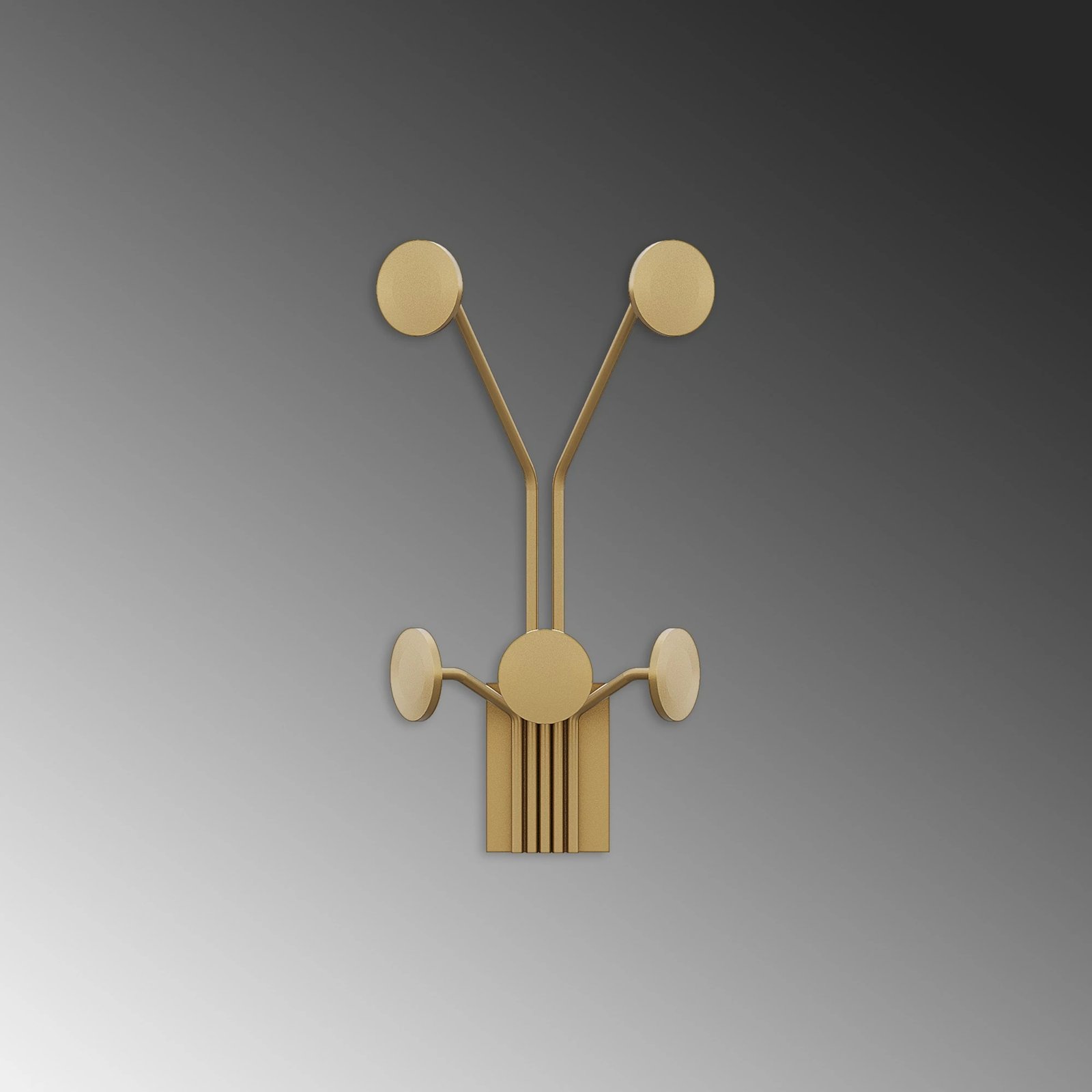 Varëse muri metalike Wallity, gjirafë, ngjyrë ari