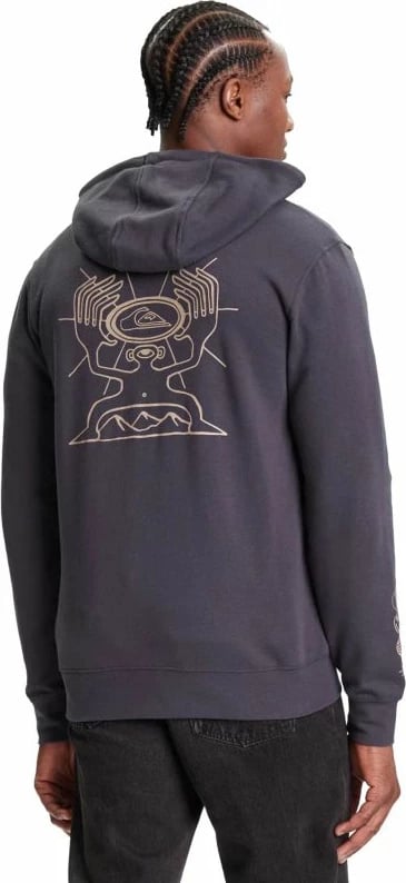 Duks me kapuq Quiksilver për meshkuj, navy blue