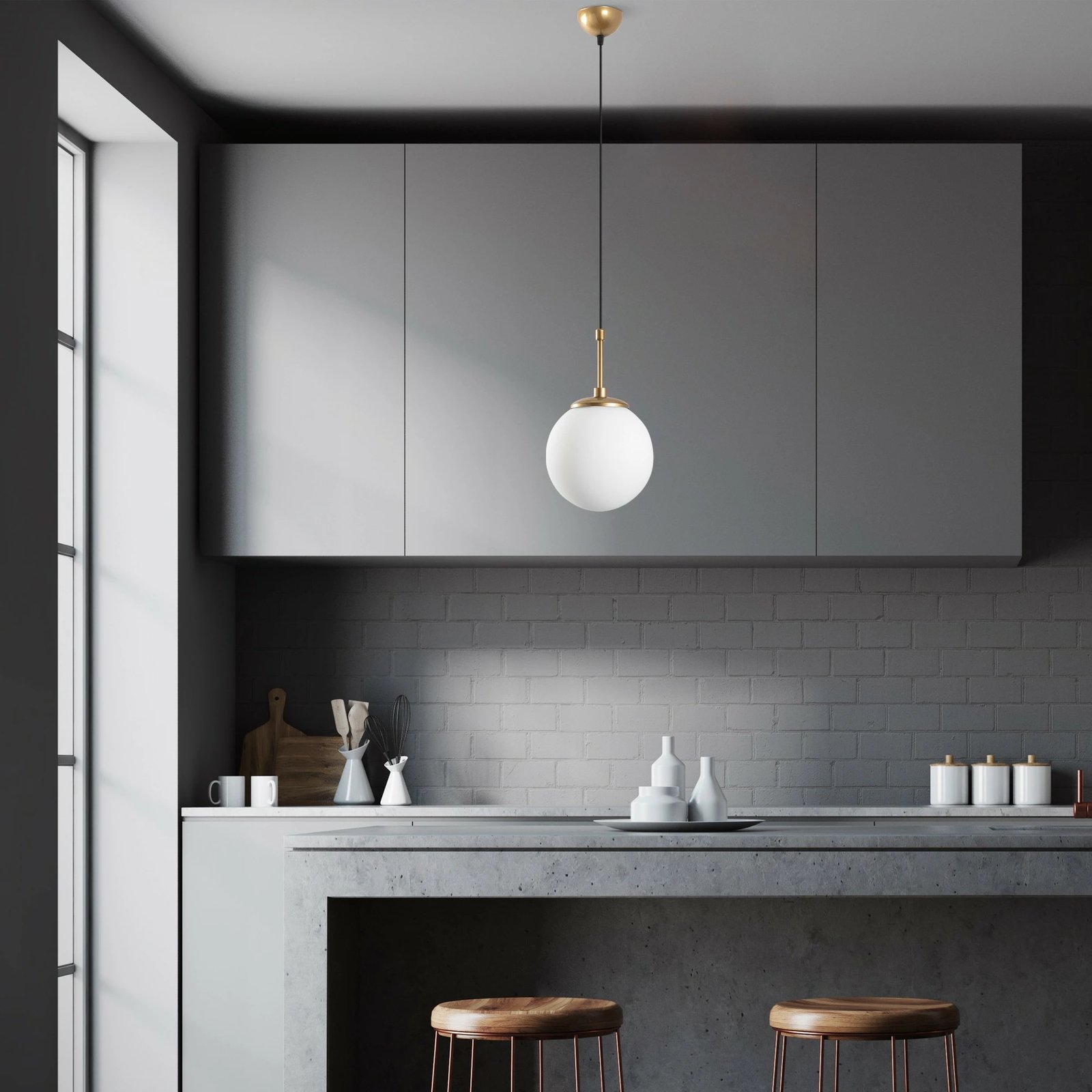 Llambë tavani Opviq, Orbital, ngjyrë ari, 20-14042