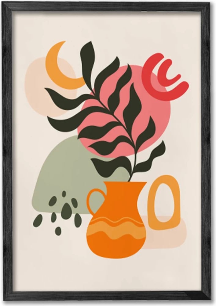 Pikturë dekorative me kornizë (3 copë), Wallity, Ersy3Syhcrv23