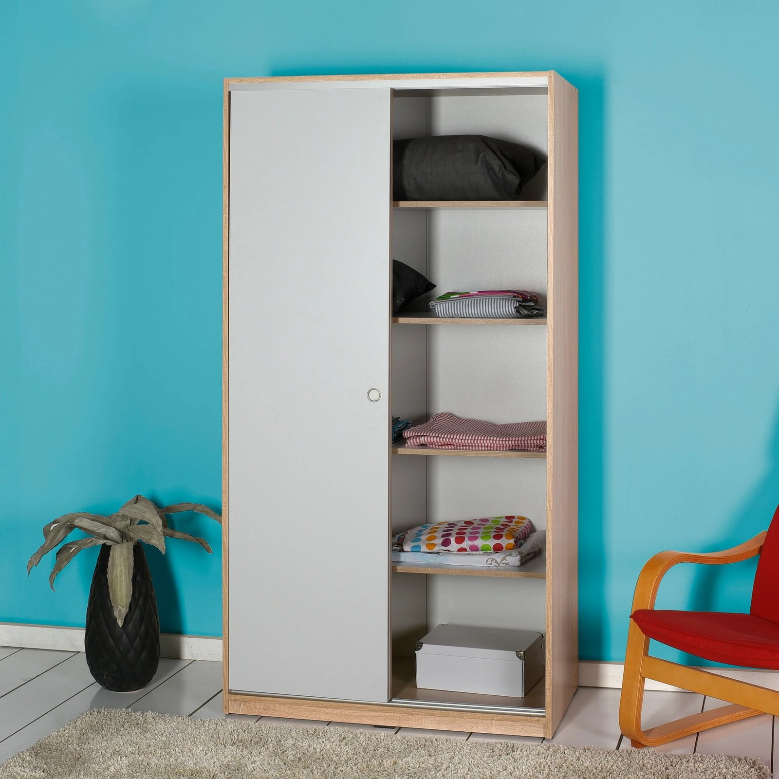 Dollap Hanah Home, SWD-431-SB-2, salmon e bardhë