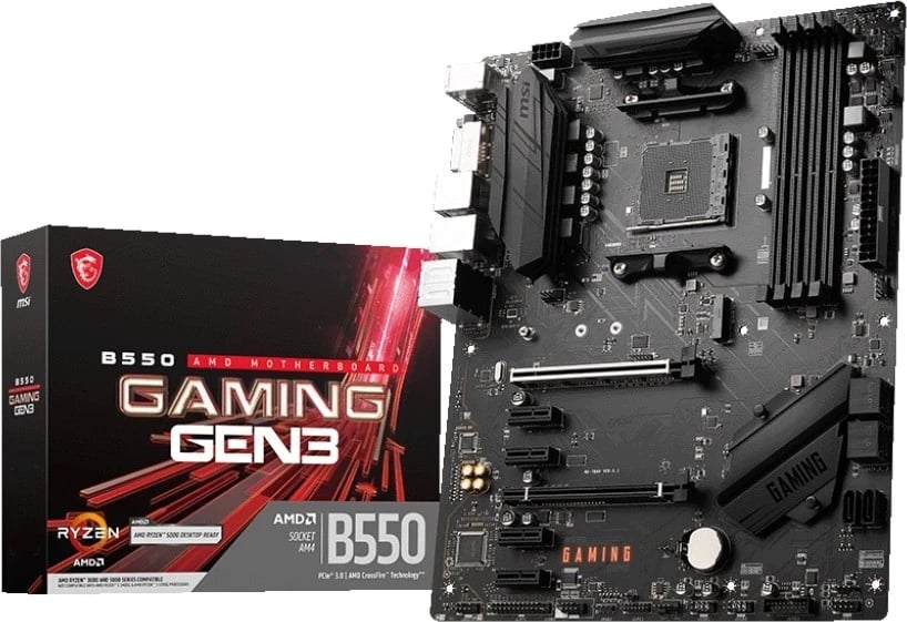 Pllakë amë MSI B550 GAMING GEN3, Socket AM4, Chipset AMD B550