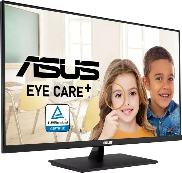 monitor Asus VP327Q 31.5" 4K UHD 60Hz VA me altoparlantë, Adaptive-Sync, Eye Care, DP/HDMI, i zi, me kabllo HDMI
