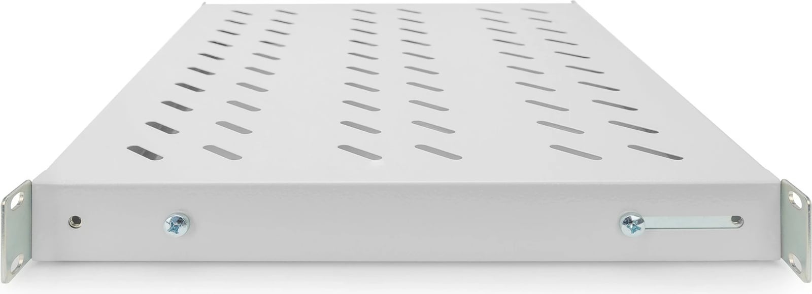 Raft i rregullueshëm Digitus 1U, 19 inç, deri 50kg, gri