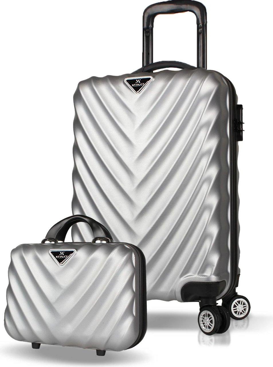 Set valixhesh (2 copë), ngjyrë gri, Zoozie Bags, 7354