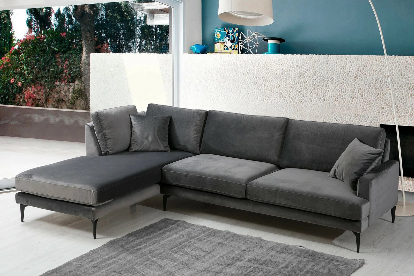 Këndare Atelier del Sofa, Papira këndore majtas, anthracite