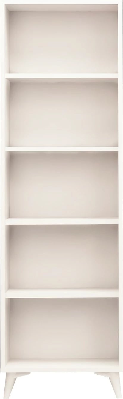 Raft librash Hanah Home, Potena, ngjyrë e bardhë, 50x162x25cm