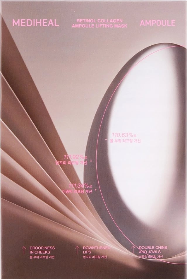 Maskë për fytyrë Mediheal Retinol Collagen Ampoule Lifting për femra 30ml