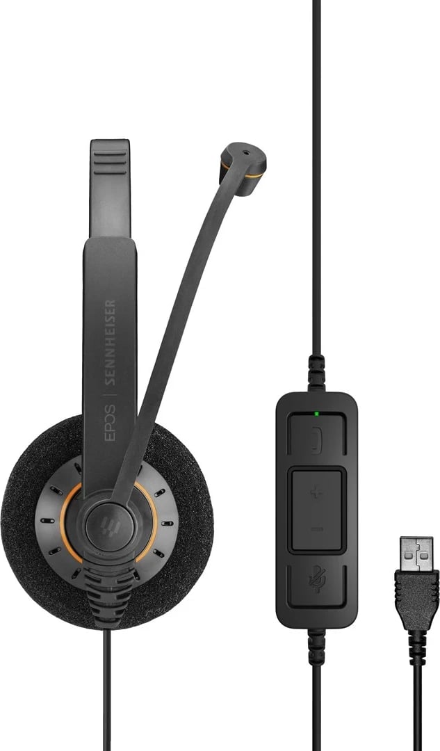 Kufje për biseda dhe muzikë EPOS SC 60 USB ML, e zeza Kufje për biseda dhe muzikë EPOS SC 60 USB ML, e zeza