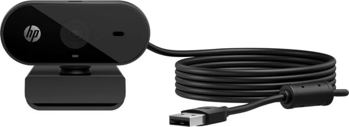 Webcam HP 320 FHD 53X26AA#ABB, USB-A, 1080p, mikrofon i integruar, kapak privatësie, e zezë