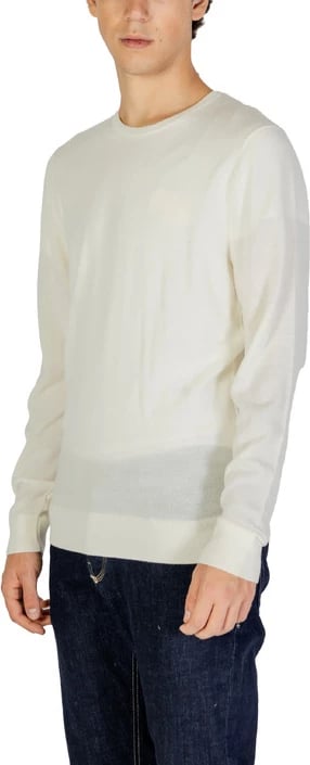 Xhemper për meshkuj Calvin Klein Jeans, të bardhë