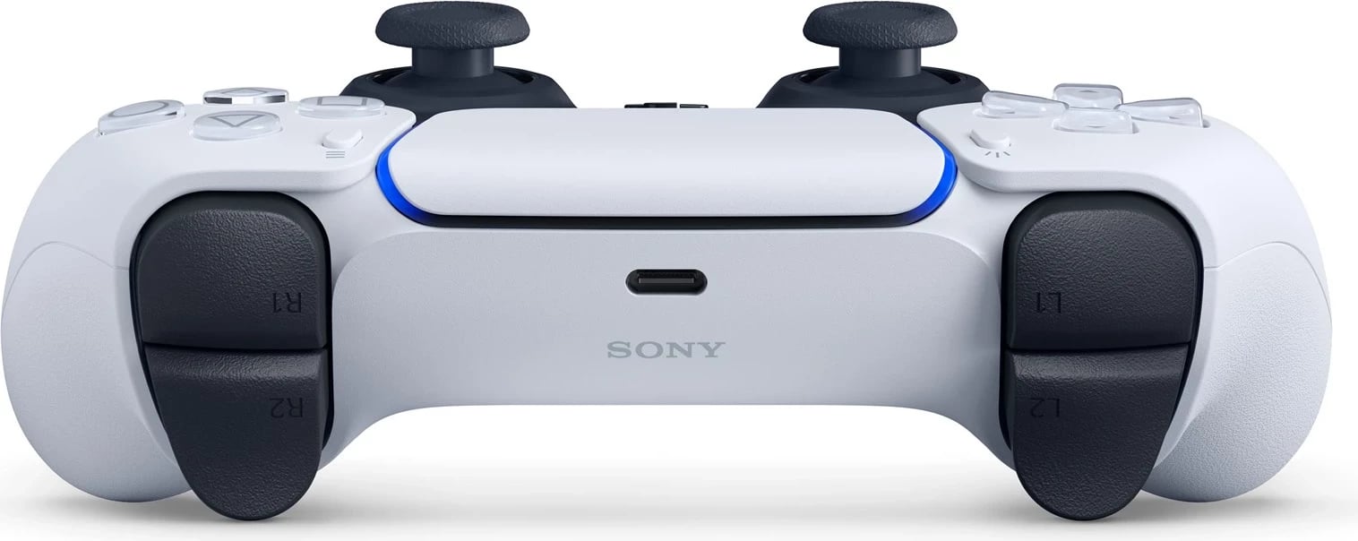 Kontrollues lojërash Sony DualSense për PlayStation 5, Bluetooth/USB, i Zi dhe i Bardhë