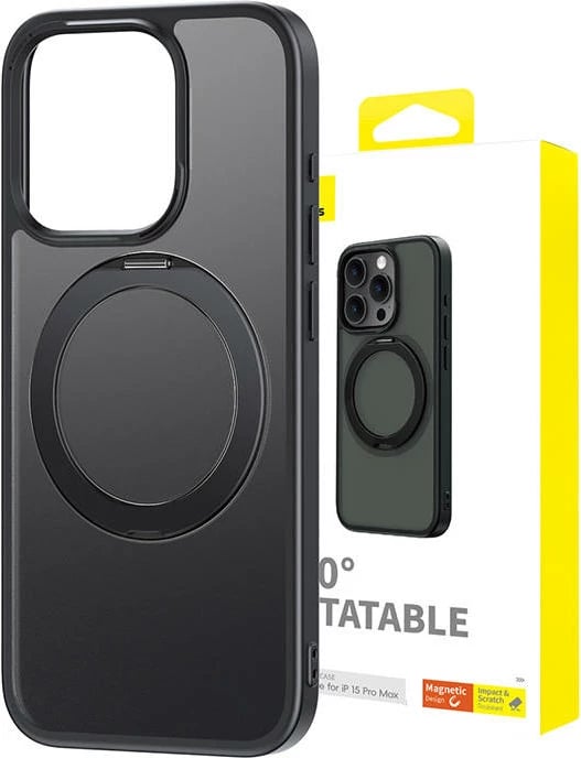 Mbështjellës magnetik për celular Baseus CyberLoop Series, për iPhone 15 Pro Max, i zi