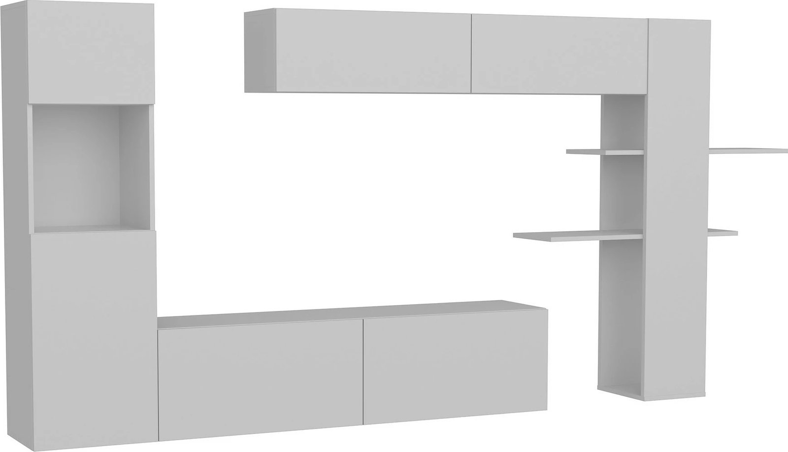 Komodë TV Hanah Home Maxi, e bardhë