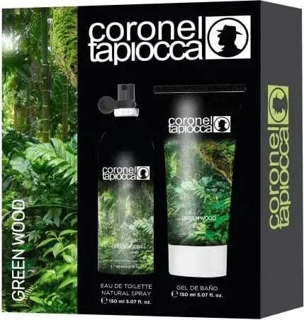 Set Eau de Toilette dhe xhel dushi Coronel Tapiocca Green Wood 150ml