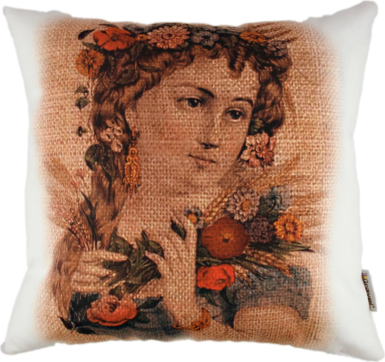 Jastëk dekorativ Evila Originals, shumëngjyrësh, A10175, 43x43cm