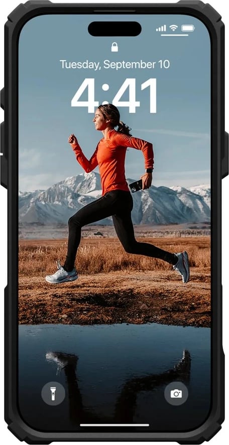 Mbështjellës Urban Armor Gear Plasma XTE për celular, për Apple, 6.9", TPU, i zi/transparente