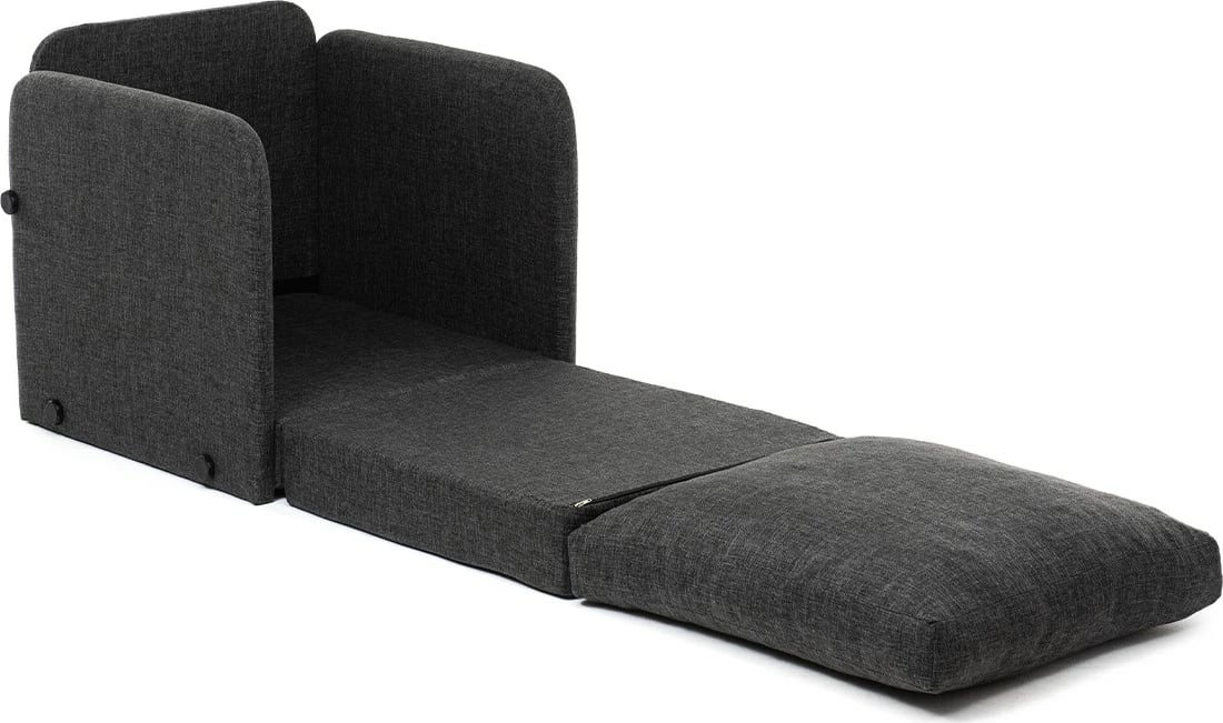 Krevat-karrige një vendës, Saga Single, ngjyrë gri e errët