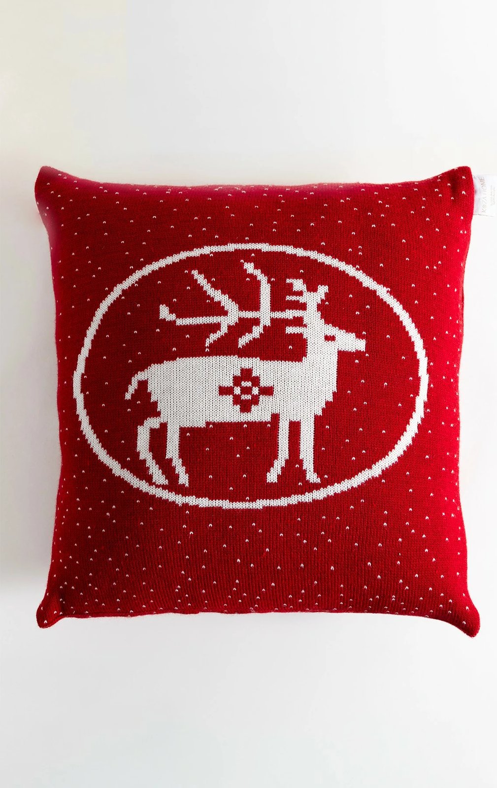 Jastëk dekorativ Evila Originals, Destino, i kuq, 45x45cm