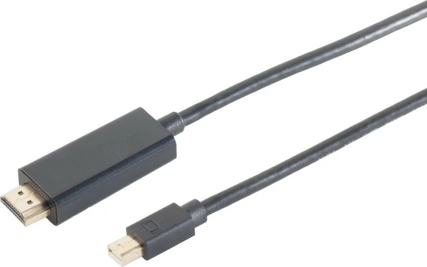 Kabel adapter Mini DisplayPort 1.2 në HDMI, 2m, i zi