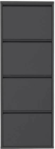 Dollap këpucësh Skye Decor, 4 pjesë, metal, antracit