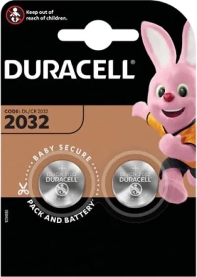 Bateri litiumi Duracell 2032 DL/CR2032, 2 copë