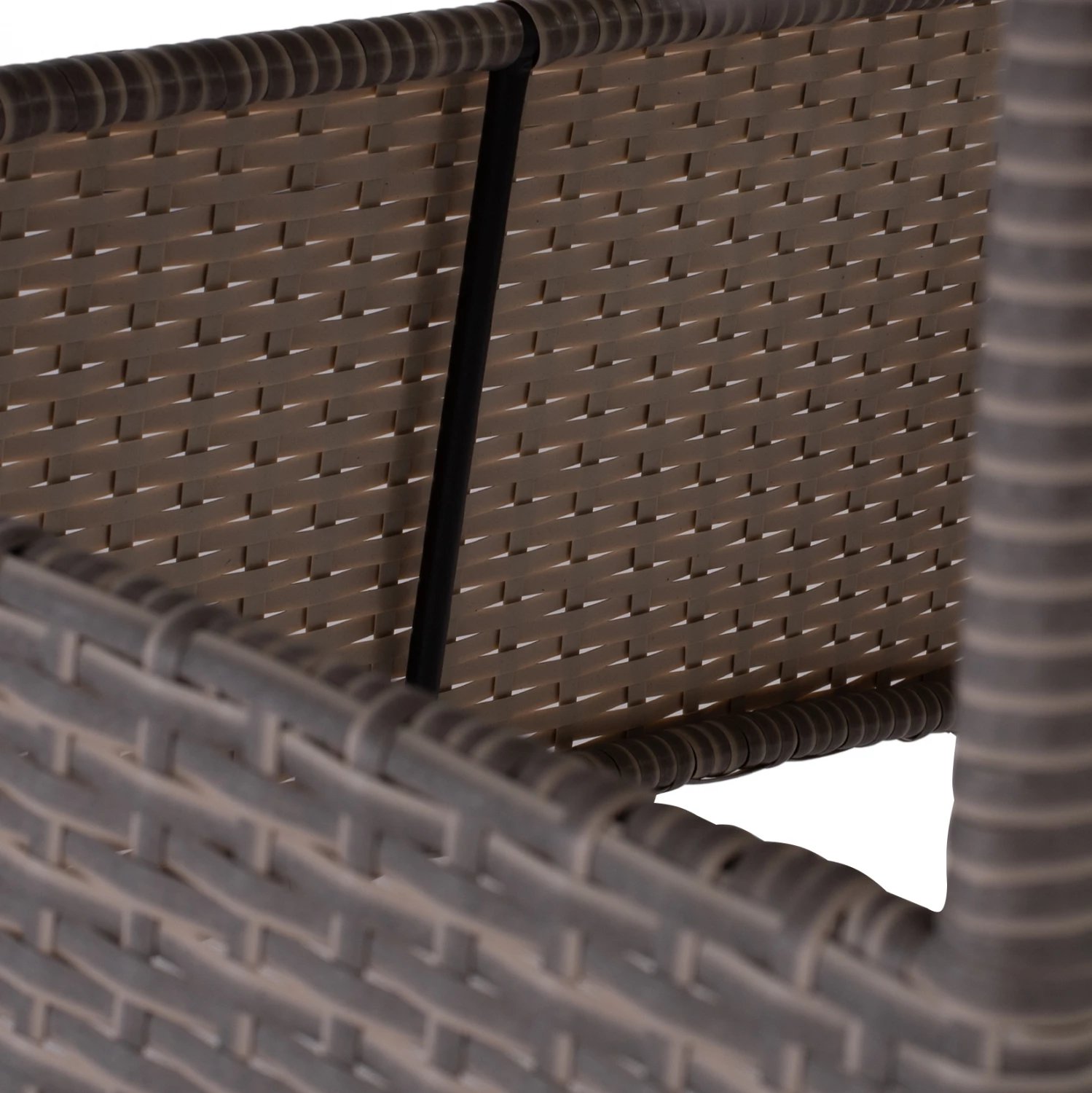 Tavolinë metalike Military rattan gri FH5141.31 120x70x75 cm