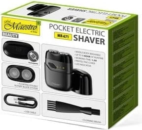 Makinë rroje elektrike Maestro MR-671, USB, e zezë