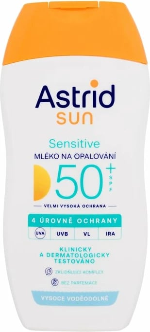 Losion për trup Astrid Sun Sensitive Milk SPF50+ uniseks 150ml
