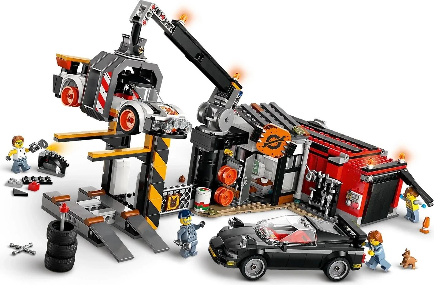 Set LEGO City 60472 Scrapyard me Vetura