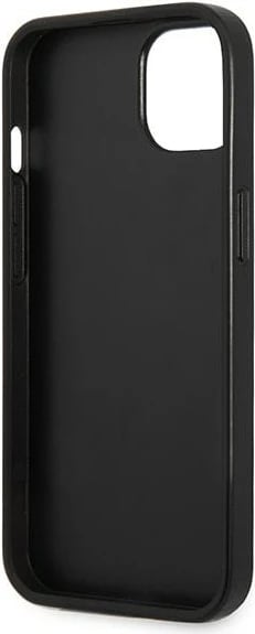 Mbështjellës Karl Lagerfeld Monogram Plaque për iPhone 13 mini, hardcase, e zezë
