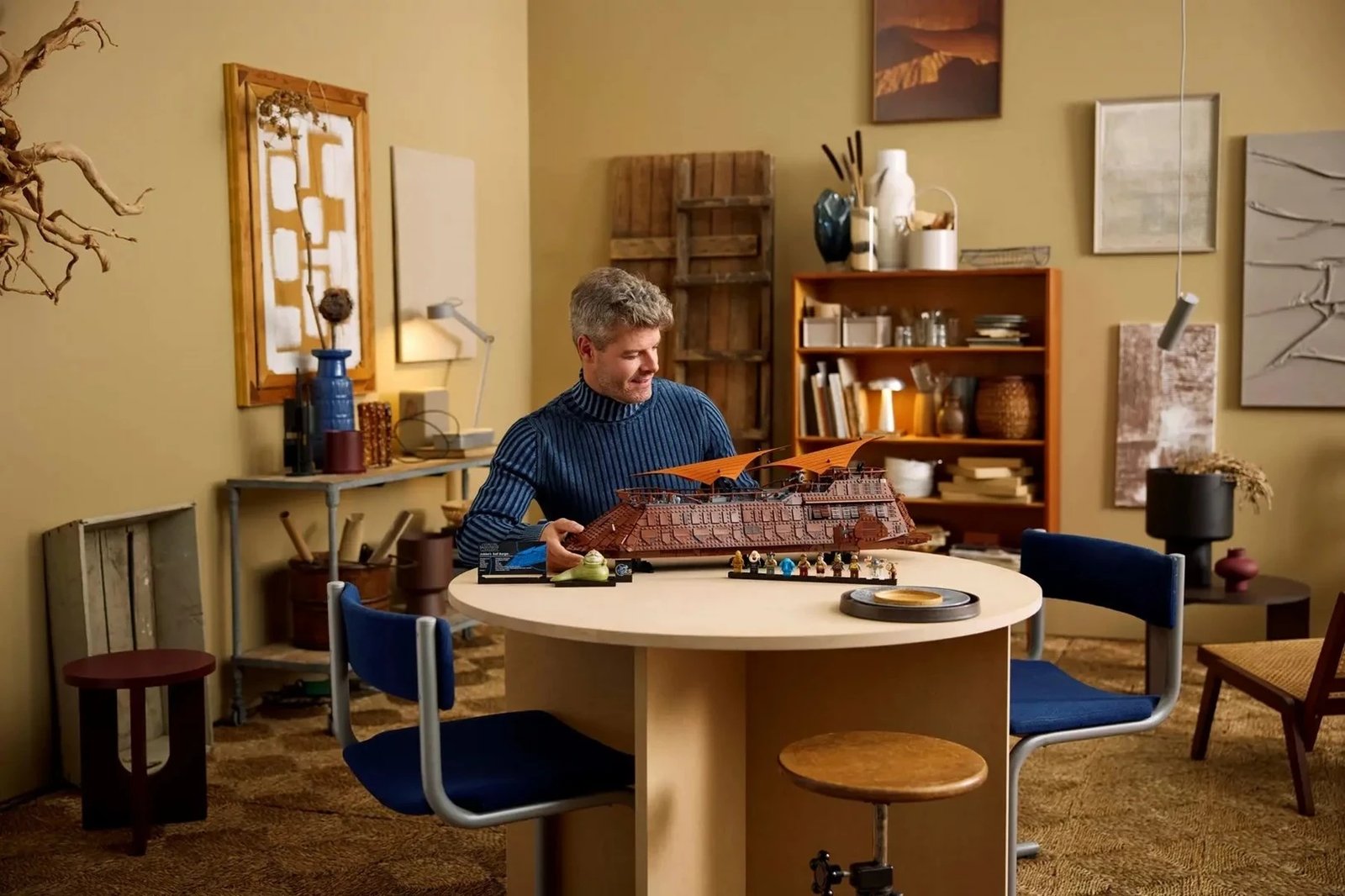 Set LEGO Star Wars Jabba's Sail Barge 75397, për të rritur, Kafe