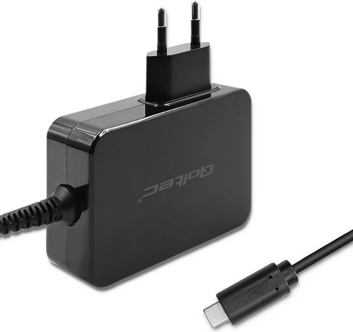 Karikues PD Qoltec 120W Turbo, USB-C, i zi
