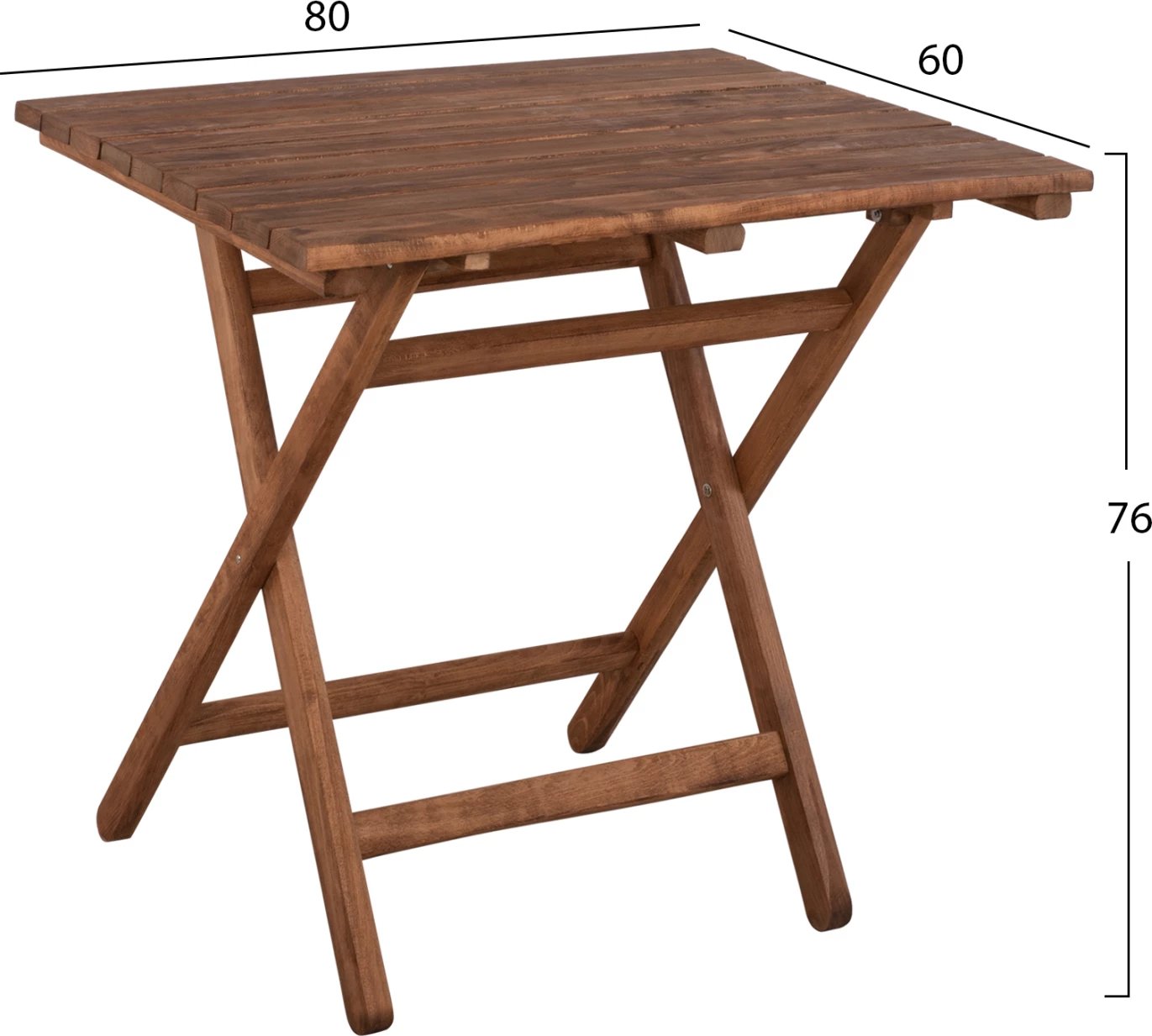 Tavolinë për drejtor, ngjyrë arre, FH5651.01, 60x80 cm