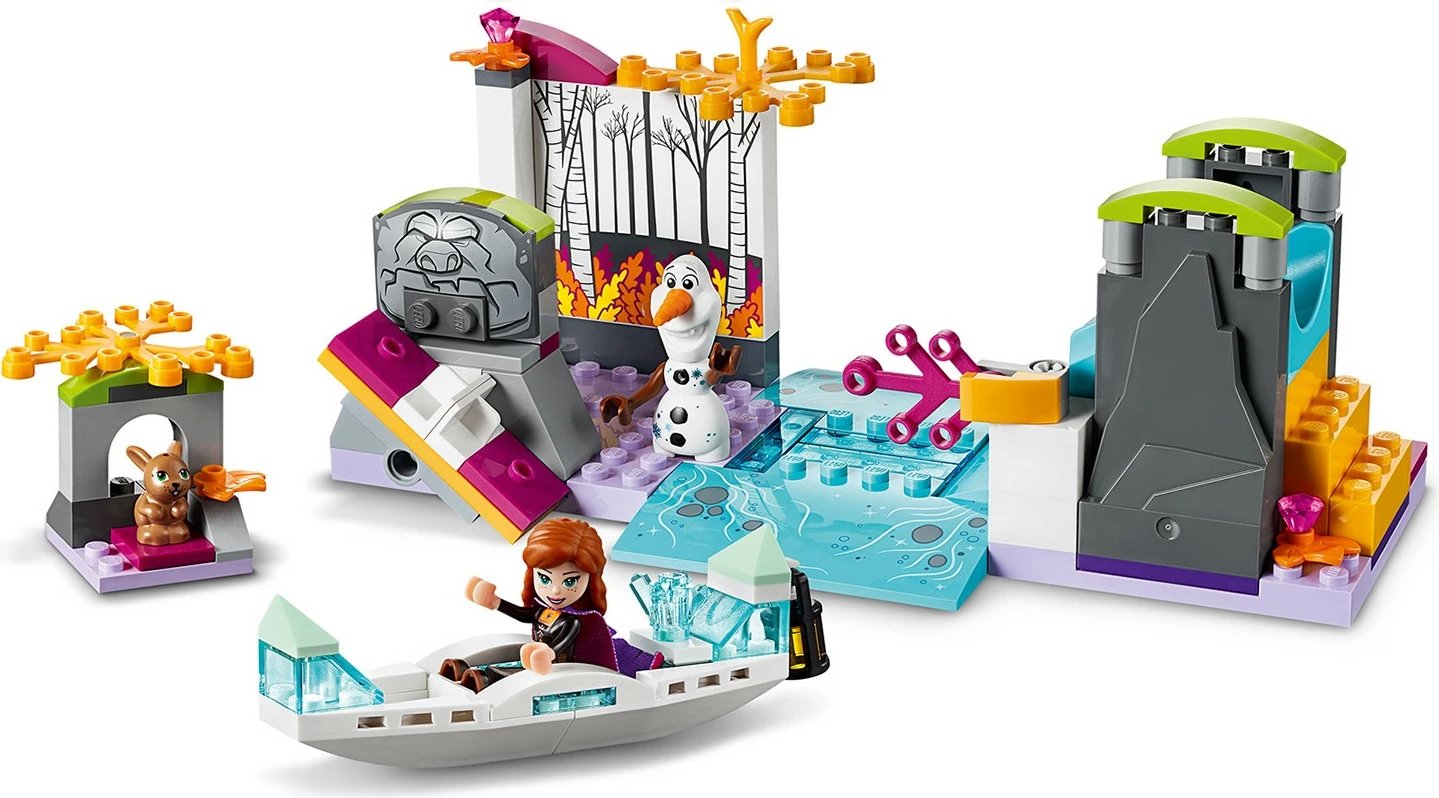 Set ndërtimi LEGO Disney Princess Disney Frozen II Anna's Canoe Expedition 41165, 108 pjesë, shumëngjyrësh