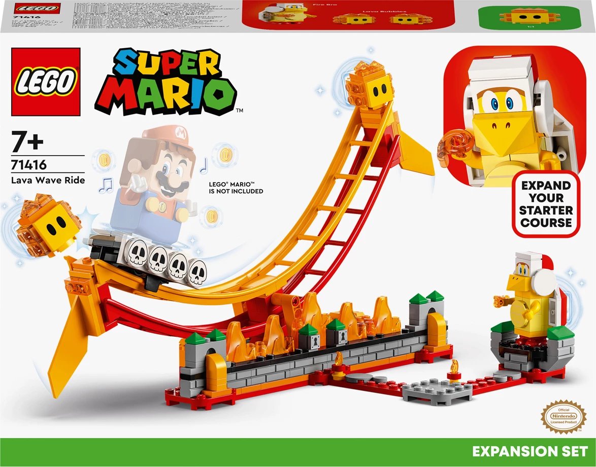 LEGO Super Mario Lava Wave Ride Expansion Set 71416
