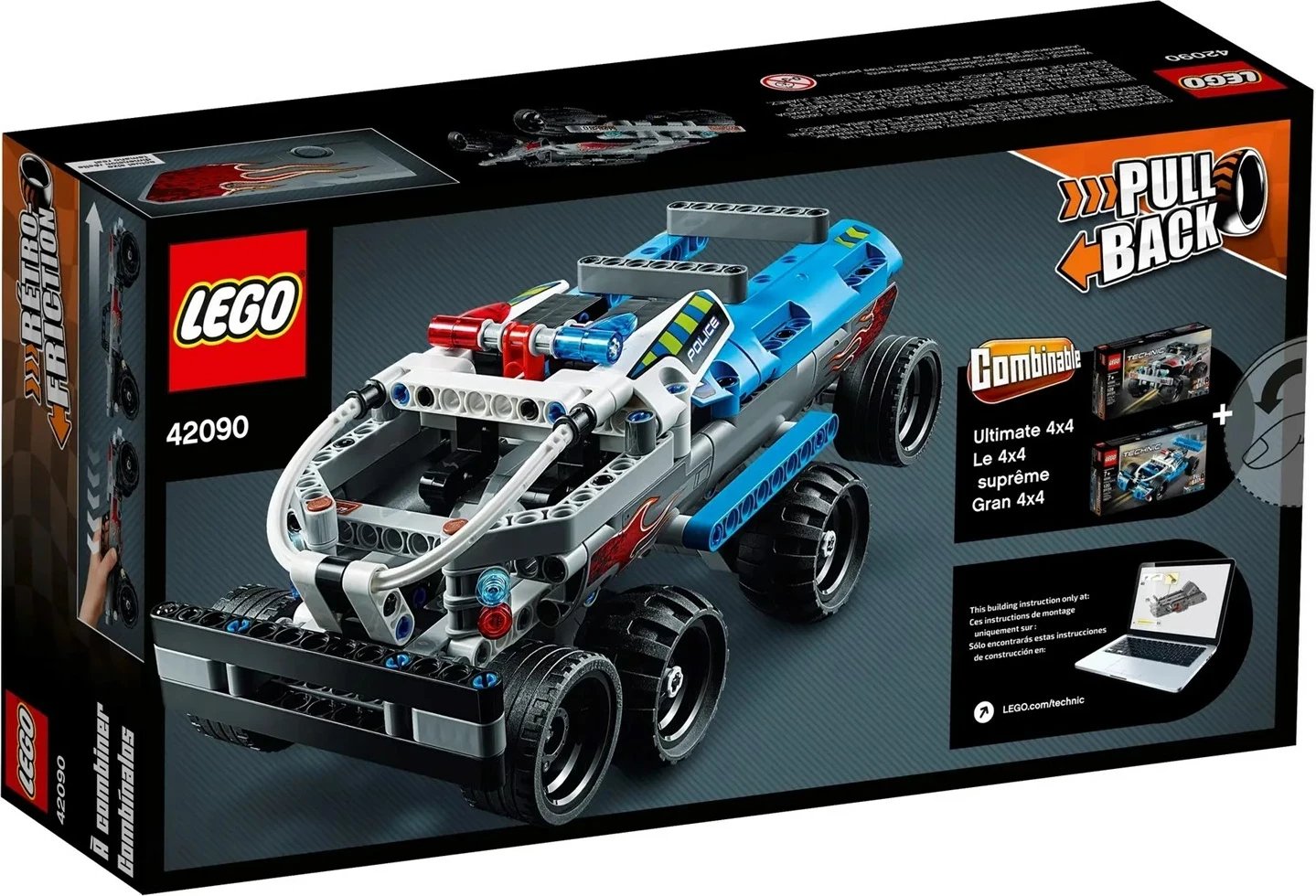 Lego Technic 42090 Getaway Truck, 128 pjesë, për fëmijë 7+