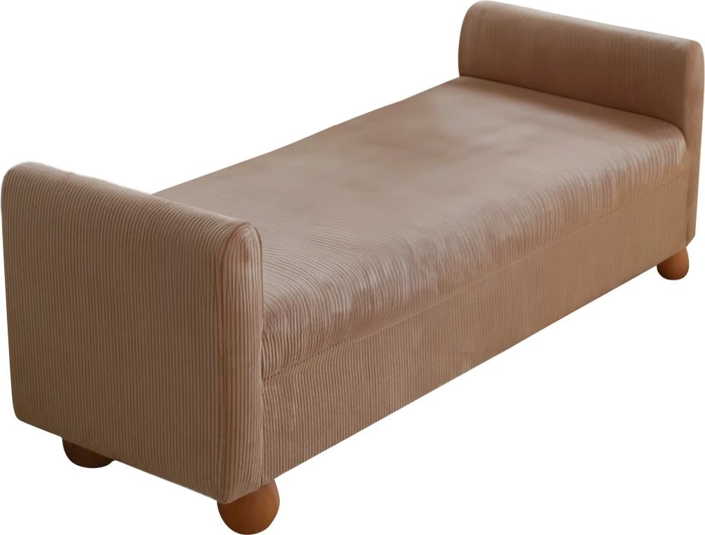 Bankë Atelier del Sofa, me sandik, ngjyrë camel