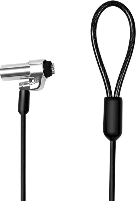 Litar sigurie për laptop Logilink, 1.5m, ngjyrë argjendi dhe e zezë