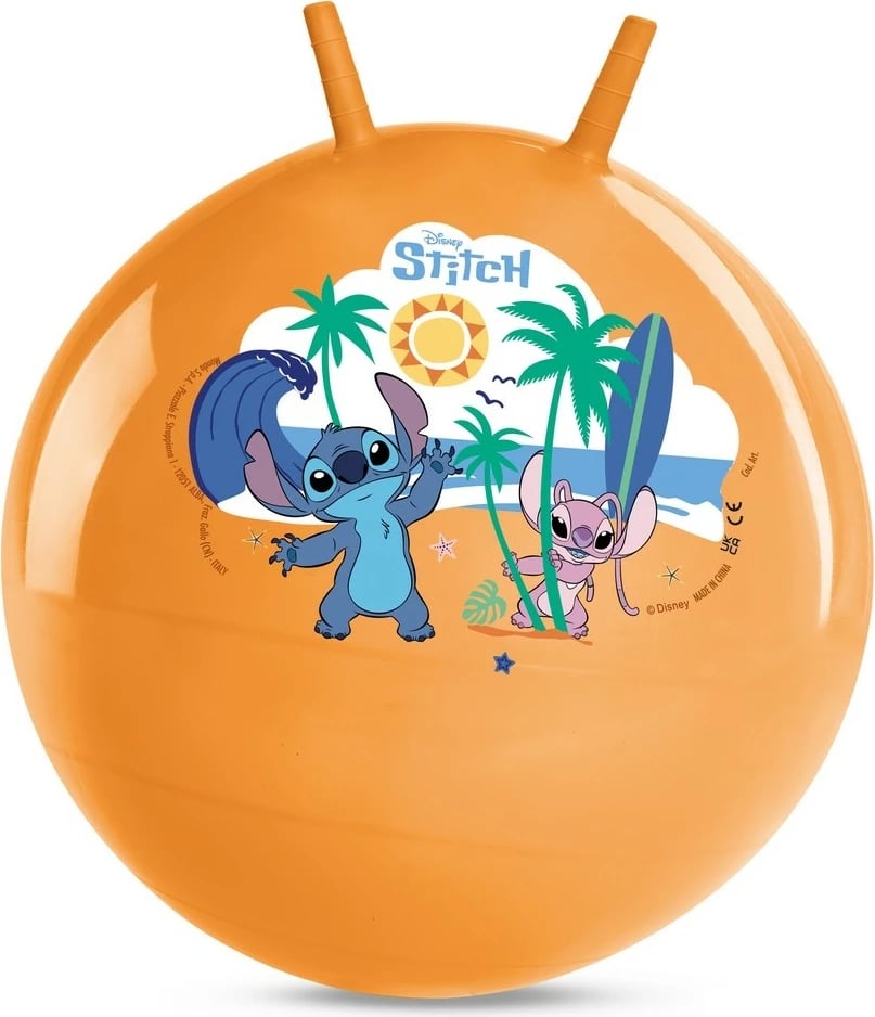 Top kërcyes Pulio Lilo & Stitch, portokalli, për vajza