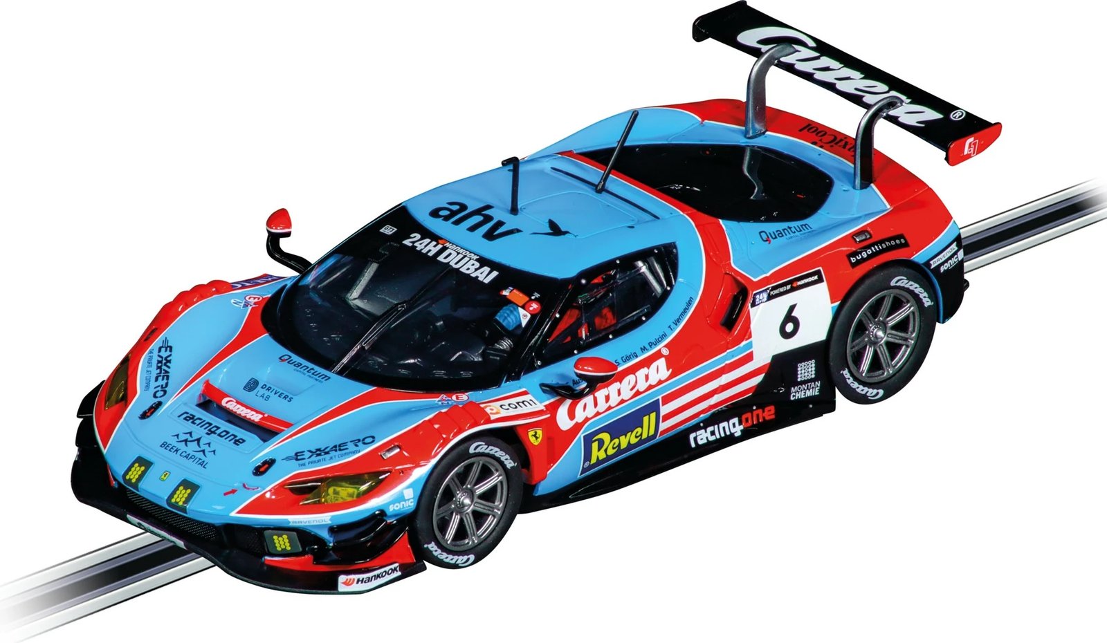 Model makine Carrera Ferrari 296 GT3 Digital 132, shumëngjyrëshe