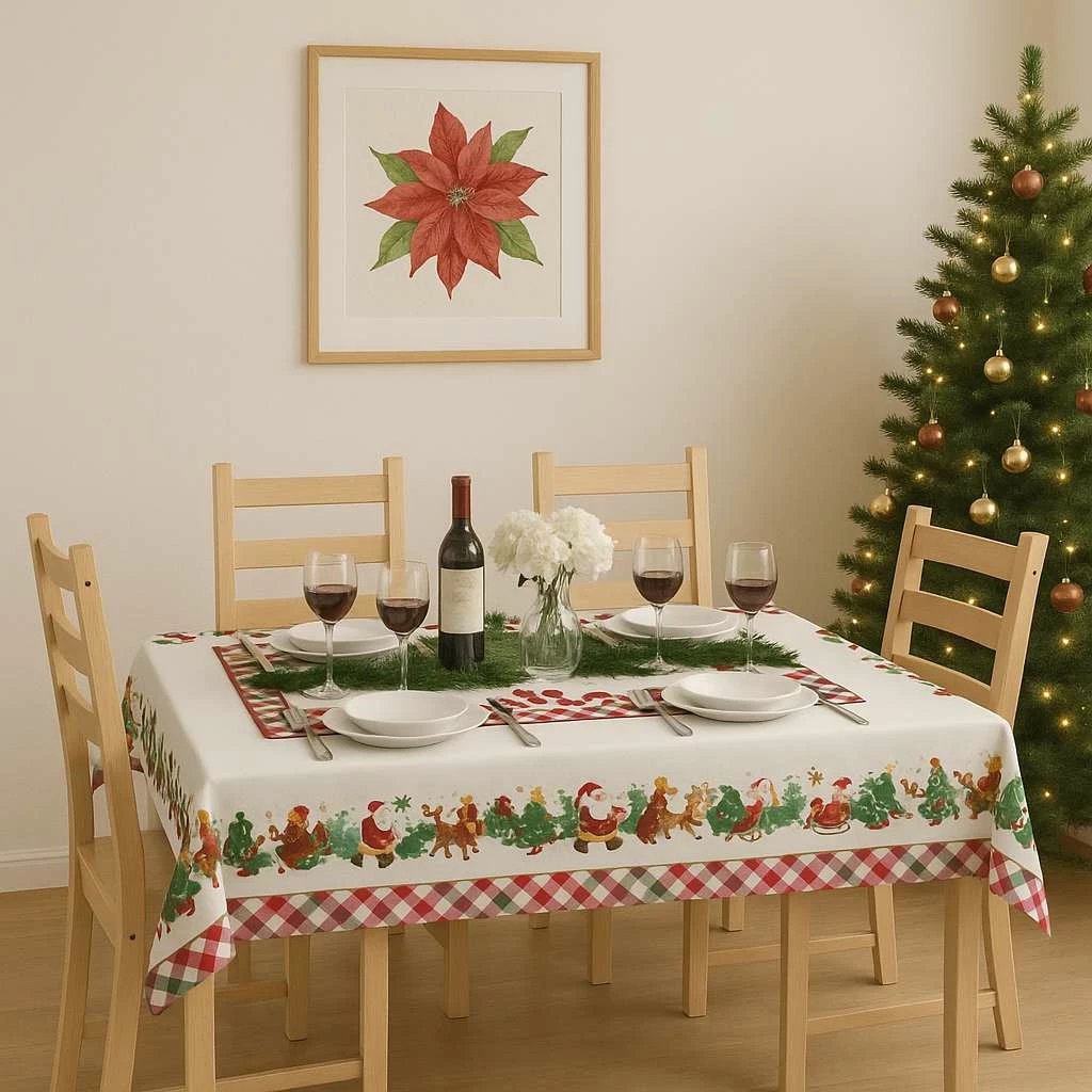 Mbulesë tavoline Hermia Concept, shumëngjyrëshe, HM-Tblnwy26-6, 140x300cm