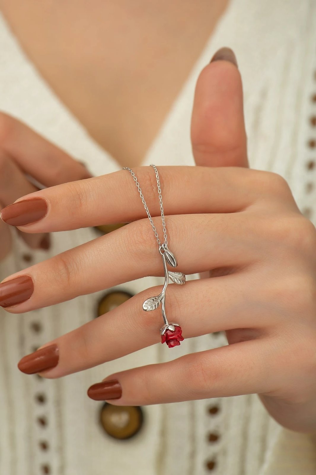 Varëse argjendi, Jumeon, TRDYL342, ngjyrë argjendi dhe e kuqe