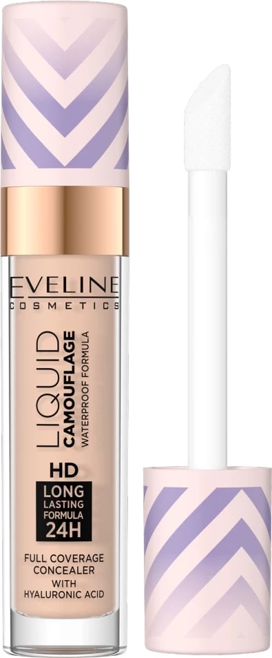 Concealer për femra Eveline Cosmetics Liquid Camouflage Waterproof 2.5 Light Peach 7.5ml