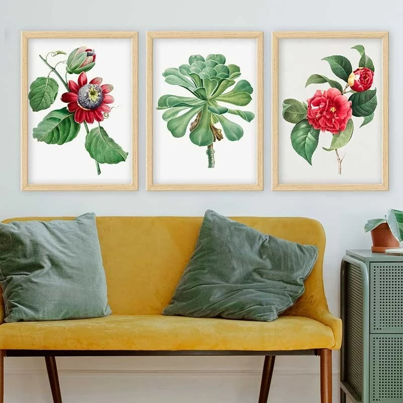 Pikturë dekorative me kornizë (3 copë), Wallity, 3NTC_52096228_3545